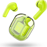 AIR 31 TWS ORIGINAL WITH BIG PACKING TRANSPARENT EARBUDS BLUETOOTH 5.3V Green